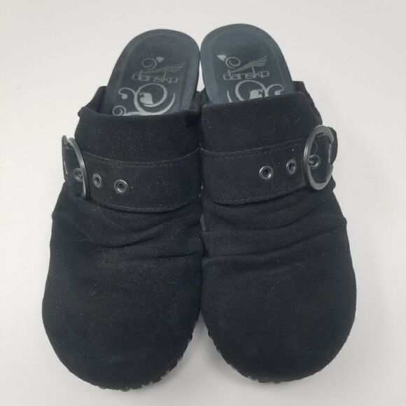 DANSKO CLOG STYLE SHOE. BLACK. SIZE EURO 37. - Picture 5 of 16